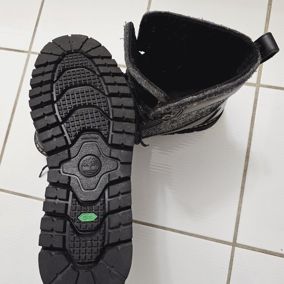 Timberland Britton Harris Tweed Boots Size US 9  Black & Grey Fall/Winter boots - Picture 8 of 12